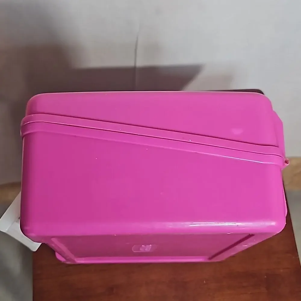Vintage 1990s Barbie Pink Plastic Lunch Box by Thermos Retro 90s Girls Toy